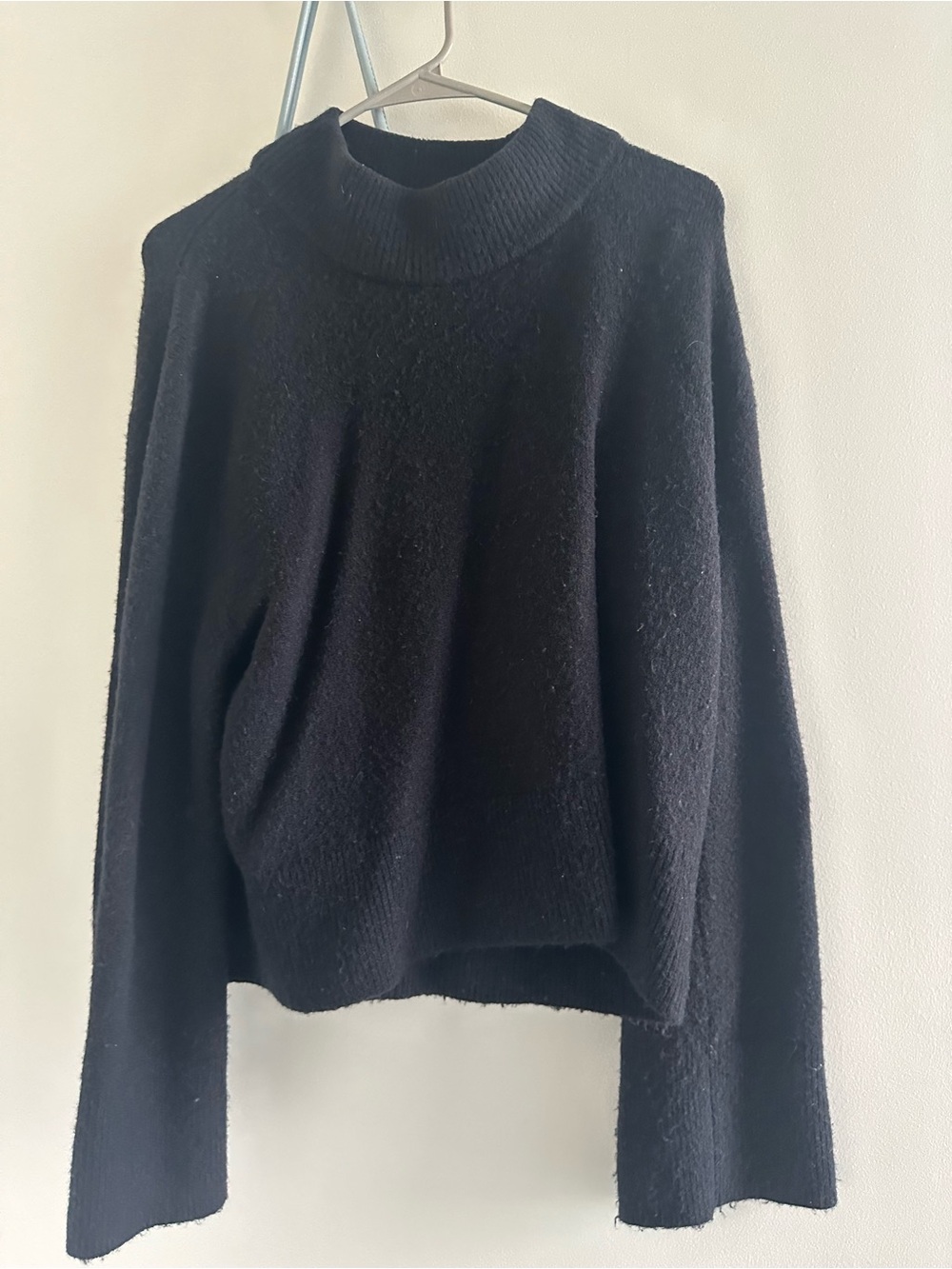 J crew Black Women's Funnel Neck Sweater - Classic Knit